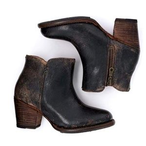 BED STU Women Yell Bootie Black Lux Size 10 LIKE NEW